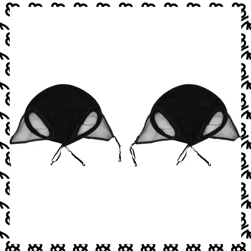 

A07I 2X Upgraded Version Of Baby Stroller Sun Visor Carriage Sun Shade Canopy Cover Black