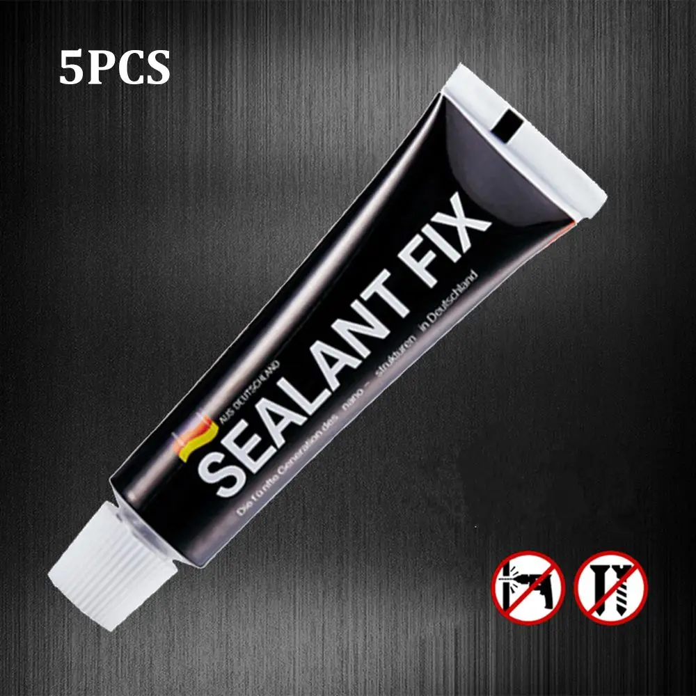 5pcs Ultra-Strong Universal Sealant Fix For Marble Lacquered Wood Glass Metal Stationery Sealing Strong Bond Super Adhesive Glue