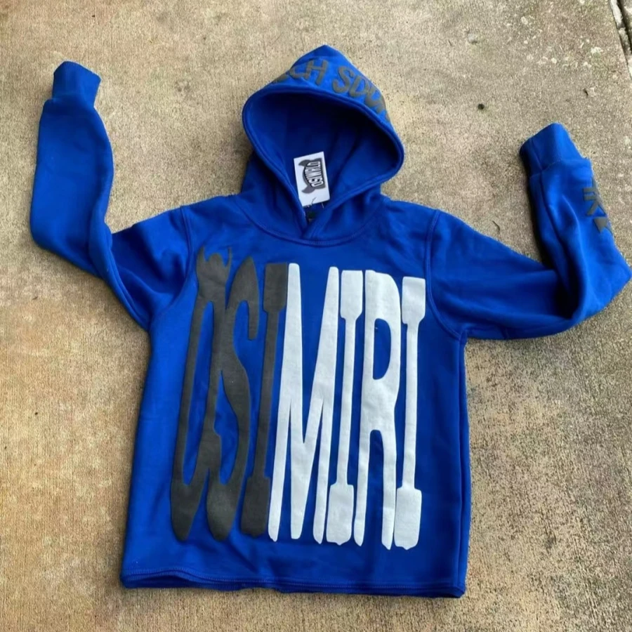 OSIMlRl winter outfit,  y2k hip-hop style hooded sweatshirt,Loose Fit hoodies men, leisure essential hoodies