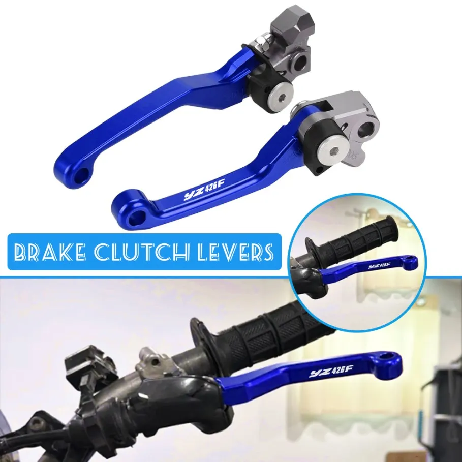 YZ426F Pivot Brake Clutch Levers For YAMAHA YZ426F YZ 426F YZ426 F 2008 Motorcycle Accessories Dirt Pit Bike Handle Bar Aluminum