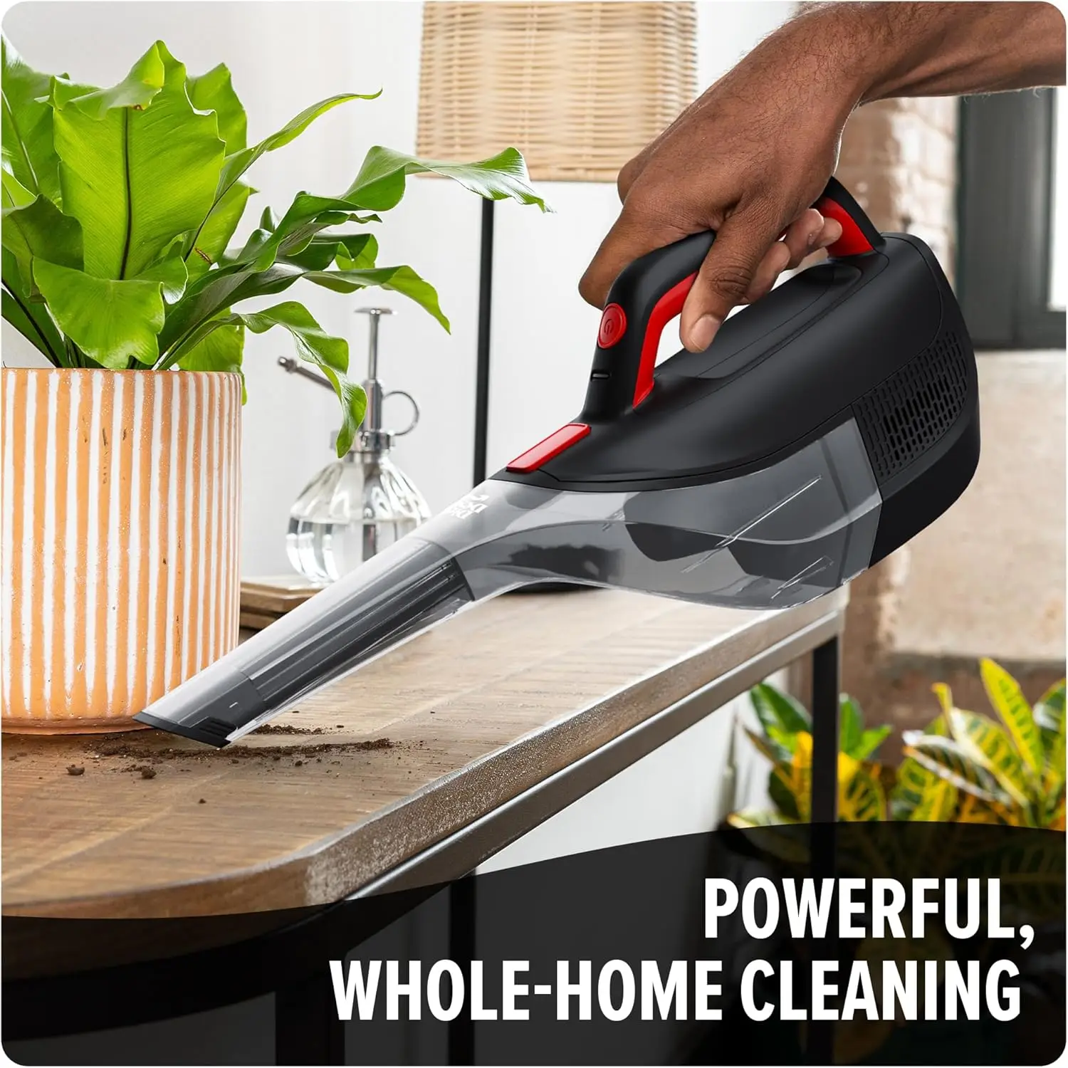 12V Cordless Handheld Vacuum with Multi-Surface Tools, Powerful Suction & Lightweight Design for Whole Home Cleaning