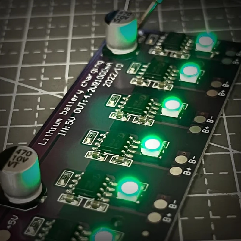 5Pcs Charging Module PCB Circuit Board Charger Array 5V Input for 18650 4.2V Lithium Battery Electric Scooter  -Miuai】