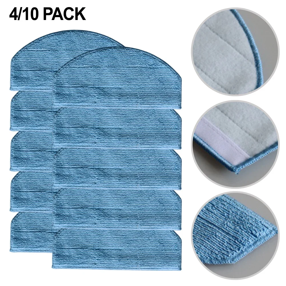 

For Uninell UR1 Robotic Vacuum Cleaner 4/10pcs Microfiber Mop Original Replacement Accessories Kit