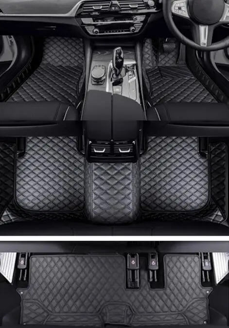 

Хорошее качество, пользовательские автомобильные коврики для правого руля Mercedes Benz GLB 35 AMG, 7 мест, 2025-2020, водонепроницаемые ковры для GLB35