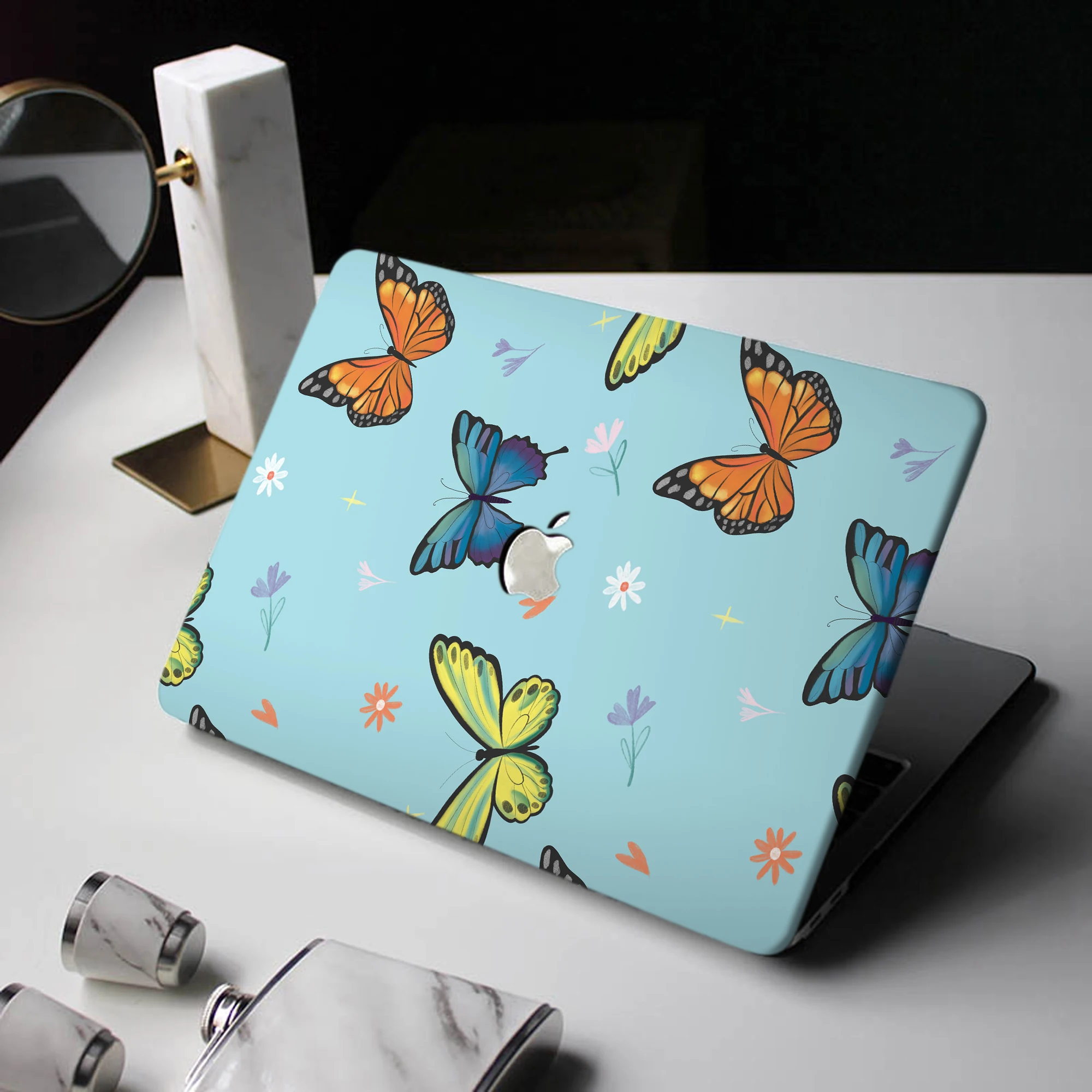 

Butterfly Laptop Case For Macbook Air 13 M2 2022 A2681 A2337 A2179 A2338 M1 Chip Pro A2289 Mac book A1466 Latest Version