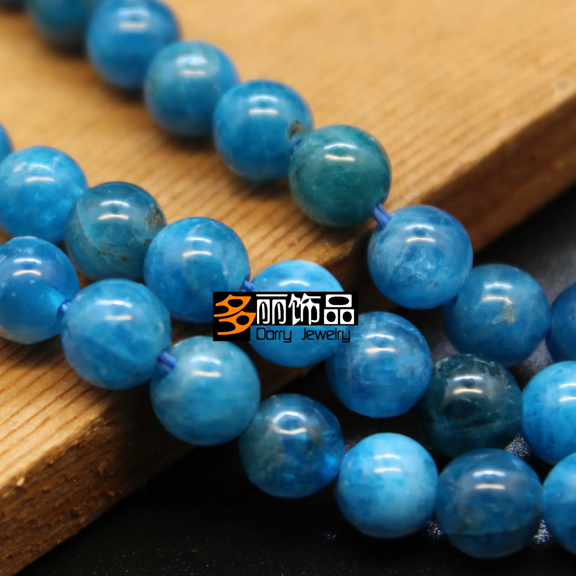 

Polly Jewelry 1strand/lot Apatite Round Gem Beads Loose Beads 6 8 10 mm For Jewelry Making DIY Accessory Wholesale