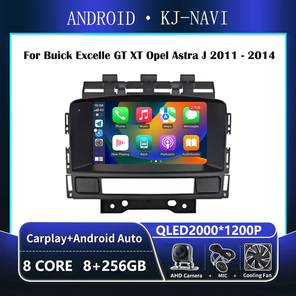 

Android 14 Carplay For Buick Excelle GT XT Opel Astra J 2011 - 2014 Audio Stereo Car Radio Multimedia Player GPS Navigation WIFI