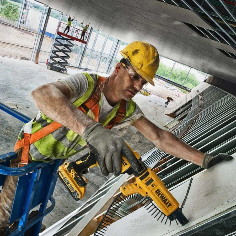 DEWALT 1/2 unidades de pistola de parafuso sem fio para drywall 20V / acessório sem escova 360 °   Ferramenta nua de pistola de pregos de rotação DCF620N/DCF6202