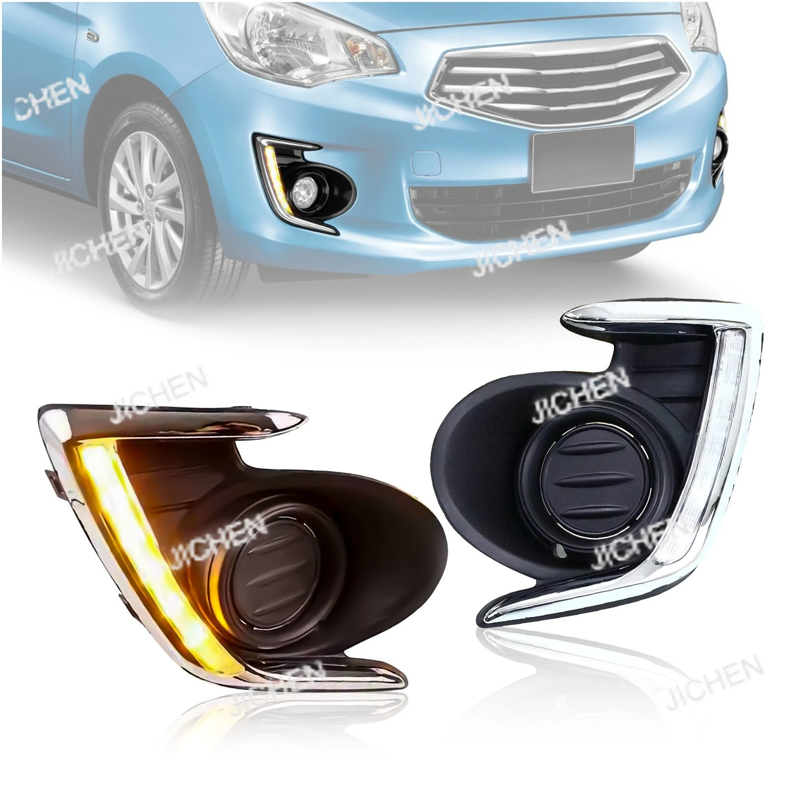 

Дневные ходовые огни, светодиодный светильник, новый тип для Attrage Mirage G4 Drl, противотуманные фары 2017Neu versandte Artikel