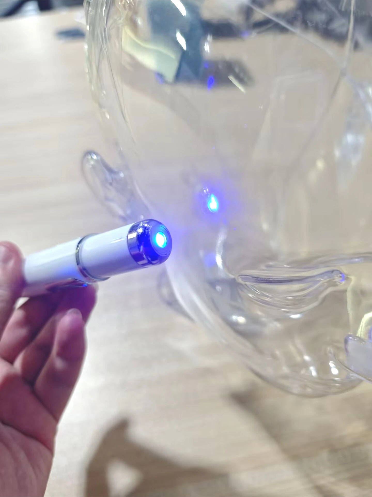 

High-Intensity Blue LED Skin Pen: For Acne Reduction, Pore Tightening, Skin Smoothing Treatment