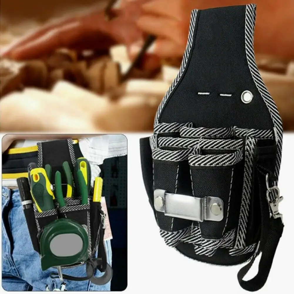 

Electrician Repair Waist Tool Bag With Multi Pocket Large Capacity 600D Oxford Cloth Outdoor Waist Bag Multifunctional Tool Bag