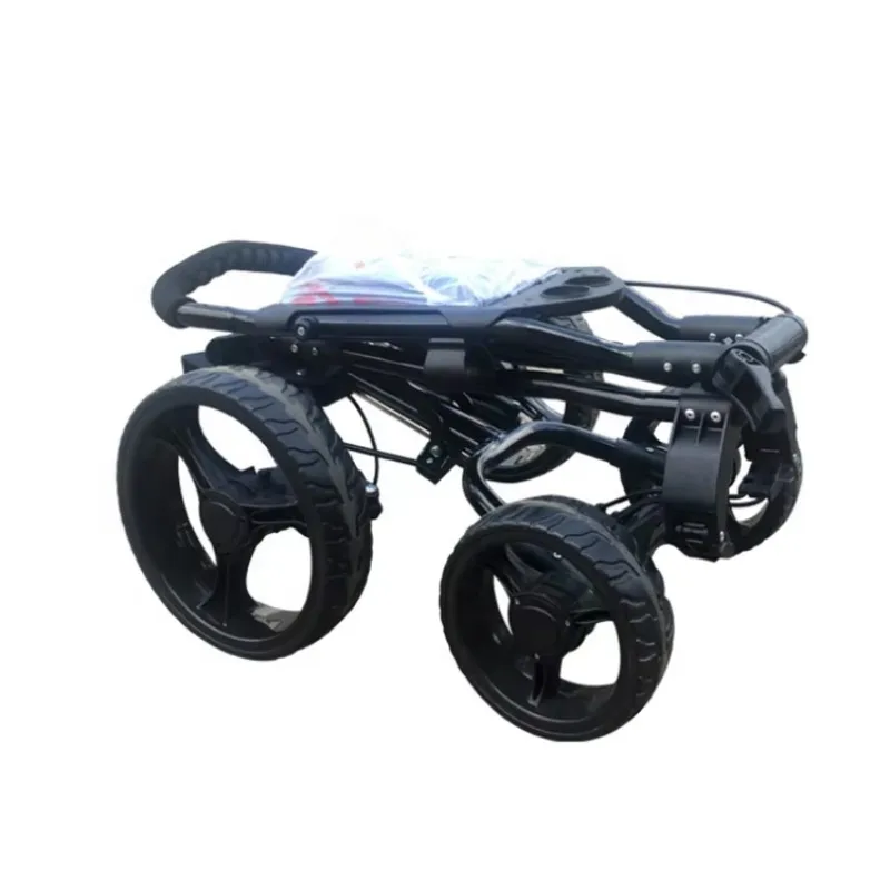 عربة جولف ذات 4 عجلات عربة قابلة للطي