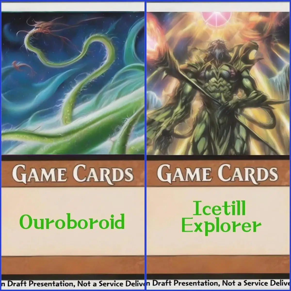 Selling Foil 25 part cards Ancient Tomb Ouroboroid Sunstar Dreadnought breeding pool icetill explorer...proxy magic  game cards
