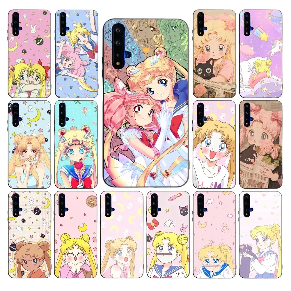 

S-Sailors Anime M-Moon Phone Case For Huawei Mate 10 20 30 40 50 lite pro Nova 3 3i 5 6 SE 7 pro 7SE