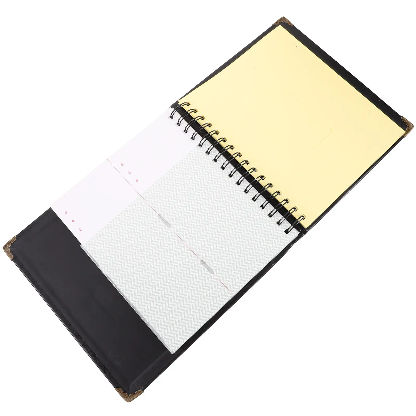 1-tickets-storage-booklet-loose-leaf-cards-album-wear-resistant-paper-construction-organized-neat-photo-ticket-holder-holiday