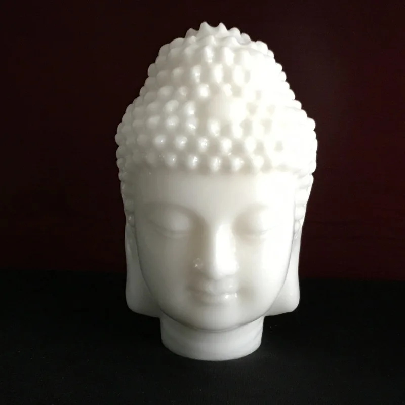 Wholesale of White Marble Shakyamuni Buddha Statues Genuine Afghan Jade Buddha Head - White Jade Shakyamuni Buddha Statue Orname