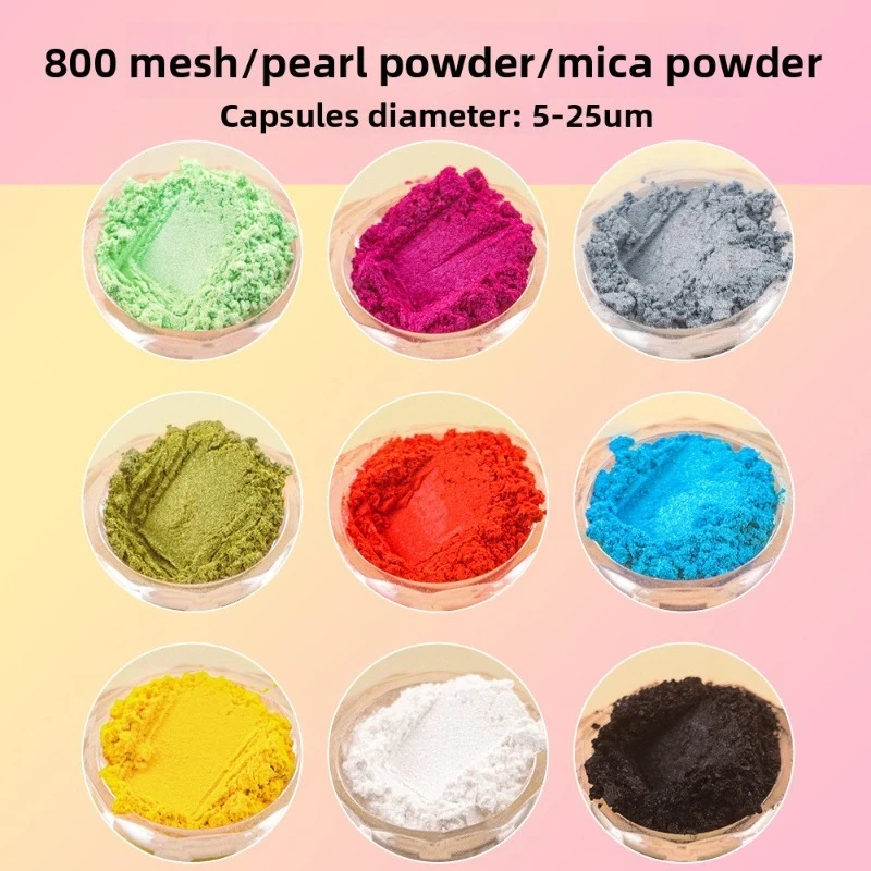 1kg/bag 800 Mesh Ultra-fine Pearlescent Powder Color Series Mica Powder Pearlescent Pigment for Epoxy Resin & Slime
