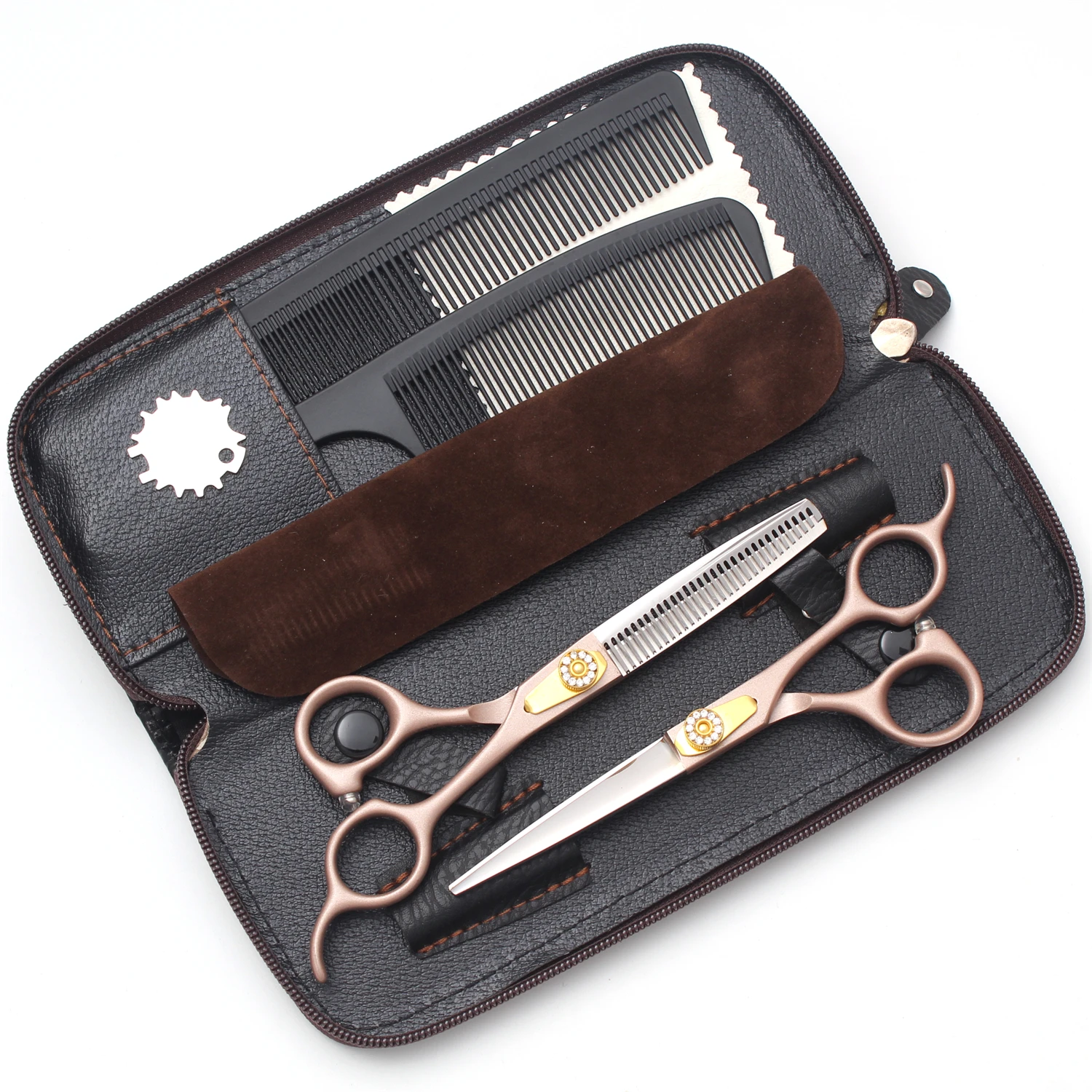 

Набор профессиональных парикмахерских ножниц из японской стали: прямые, филировочные, текстурирующие ножницы различных размеров, прецизионная заточка C9105