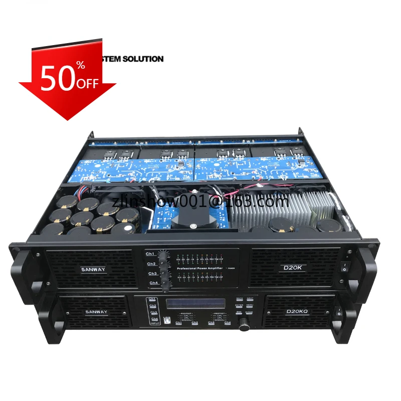 

D20k 16000w Class D PA DJ Power Amplifier Fp20000q