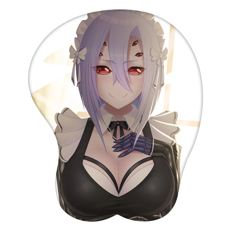 Monster Musume No Lru Nichijou Anime Rachnera Arachnera 3D Mouse Pad Wrist Rest Silicone Sexy Creative Gaming Mousepad Mat