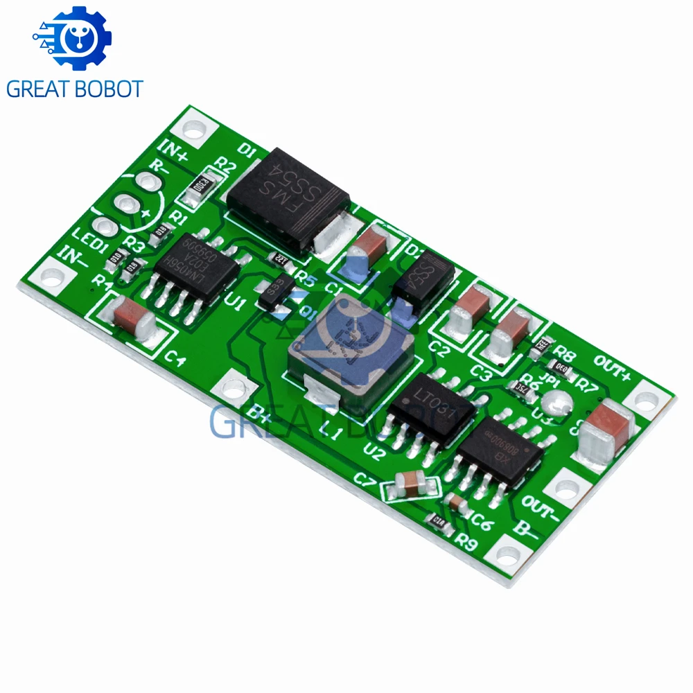 5V 2A UPS Uninterruptible Power Supply Module 12v Polymer 15w Lithium Battery Reverse Connection Protection Route Monitoring