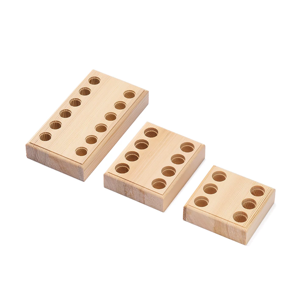 1pcs Hardwood with 6/812 Holes Plier Organizer Rack Woode Stand Plier Storage Plate for Pliers Storage and Management