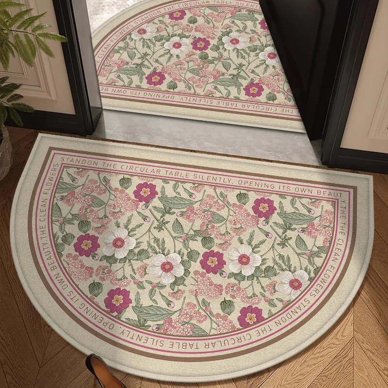 Entrance Doormat Garden Decorations Door Entry Mats Outdoor Carpet Home Floor Mat Semi-circular Rug Tapete Entrada De Casa