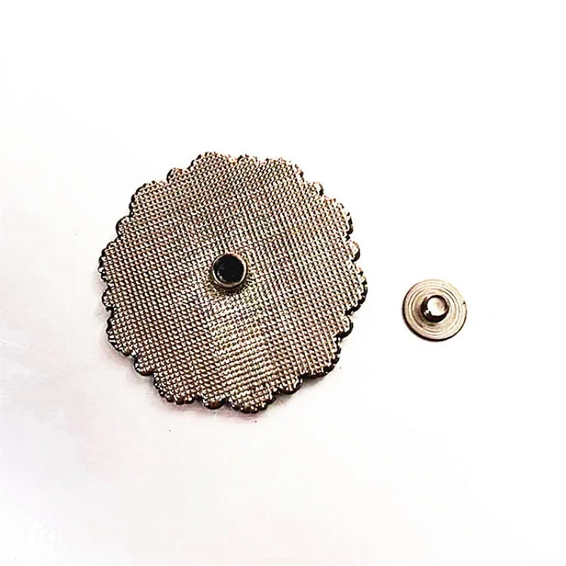30mm Bright Silver Western Cowboy Horse Saddles Leathercraft Belt Bag Shoe Flower Conchos Buckle Screw Back Decoration Buttons