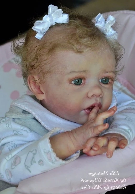 

Набор для сборки куклы NPK 20'' Reborn Ella, неокрашенные детали, лимитированная серия, реалистичные, мягкие на ощупь, с тканевым телом и глазами.