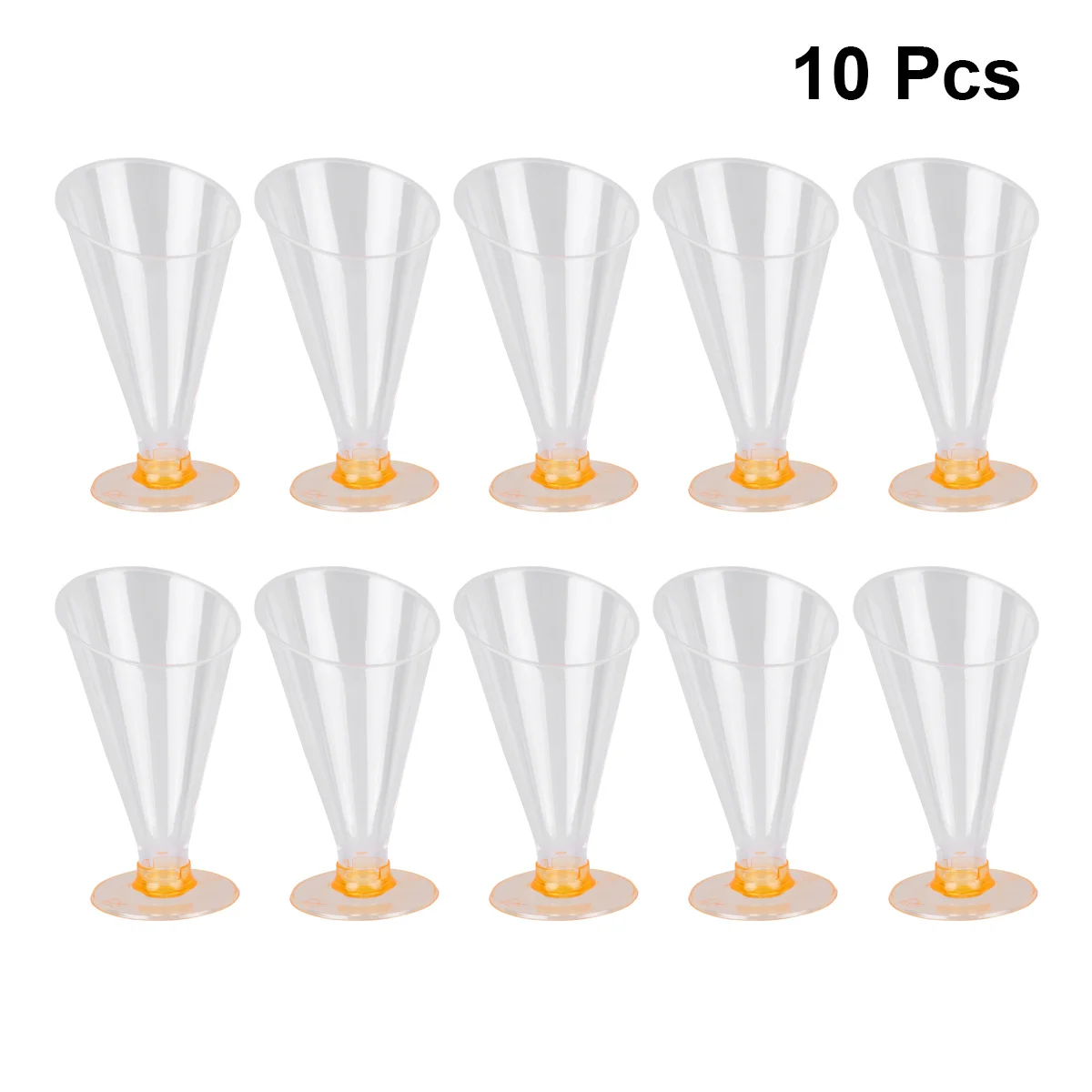 

10Pcs 160ml Plastic Dessert Cups Ideal for Tiramisu Chocolate Mousse Pudding Jelly Home Party Use Dessert Cups