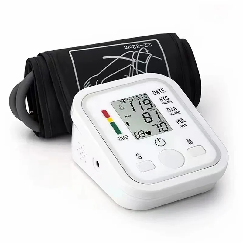 Blood Pressure Monitor Sphygmomanometer Bp Heart Rate Pulse Meter Automatic Arm Type Home Electronic Ce Digital