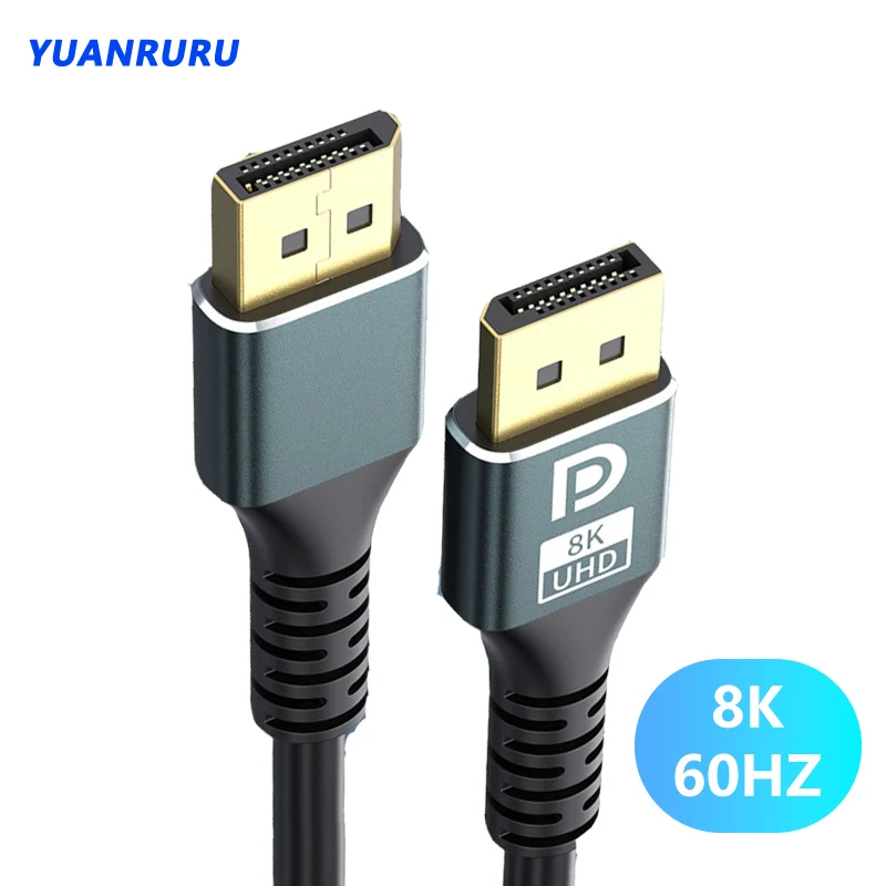 Displayport 1,4 kabel 8k dp kabel 8k 60hz hoch geschwindigkeit hdr video audio kabel für hd tv laptop projektor monitor ps4 ps5