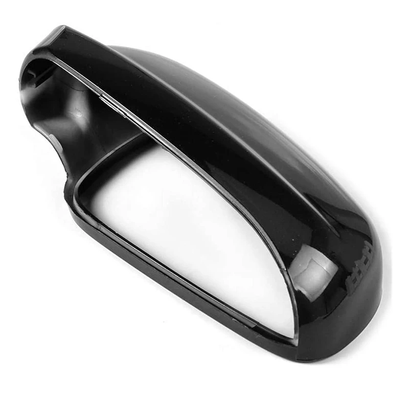 Left Side Rear View Mirror Cover Plastic Gloss Black For -Golf Jetta MK4 1999-2005 3B0857538B