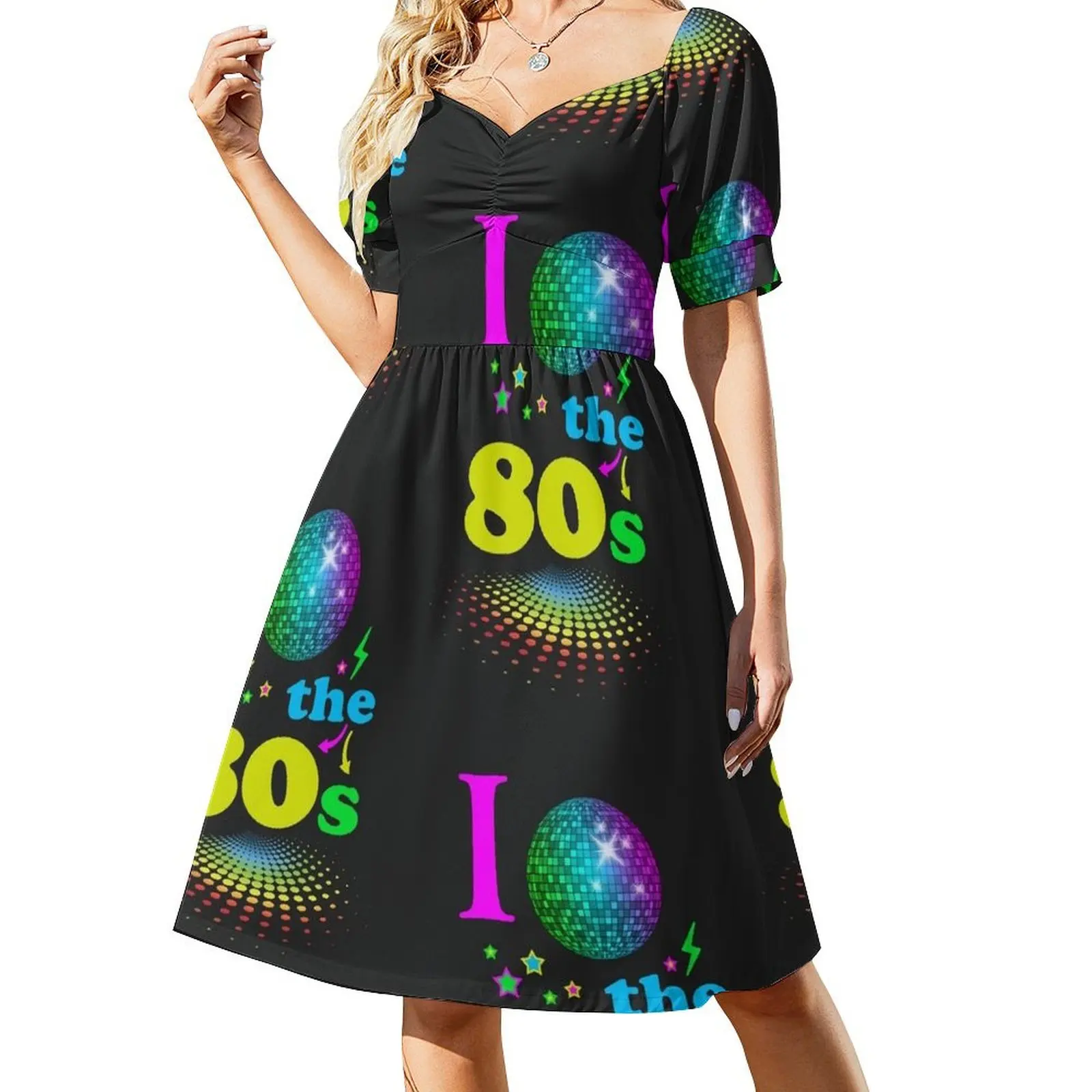 

I Love The 80's eighties Dress elegant women's dresses sale dress party night