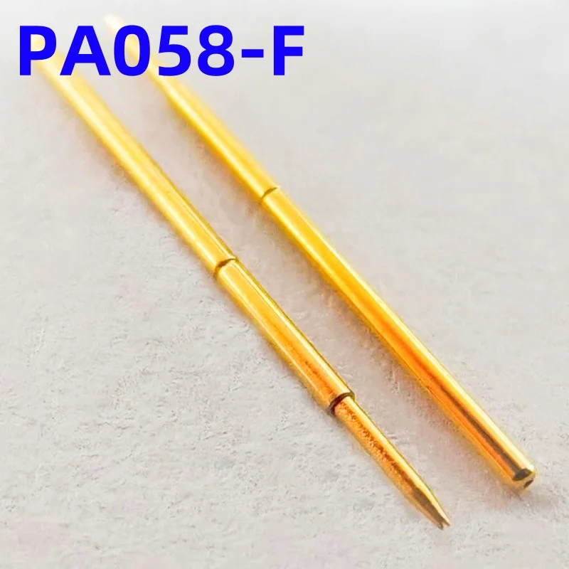 

20/100 шт. PA058-F1 Пружинный тестовый щуп PA058-F Тестовый штифт Инструмент 15 мм 0,58 мм Золотой наконечник иглы 0,40 мм Pogo Pin P058-F P058-F1