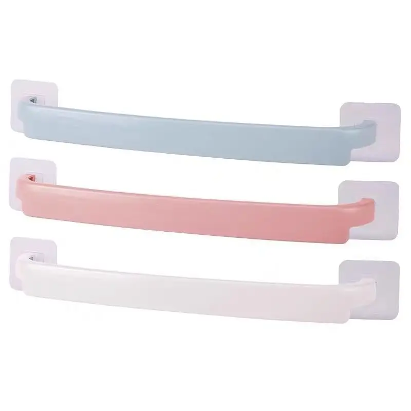 1/3/6 pcs Extended Towel Rack Wall-Mounted Slipper Holder Bathroom Organizer With Multiple Storage Options Bathroom Accessories