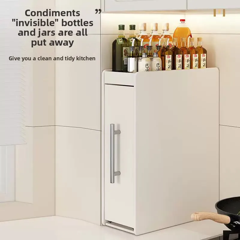 Countertop Spice Rack Organizer Free-Standing Carbon Steel Baked-Paint Two Or Three Tier Kitchen Storage Shelf Oil Salt Sauce