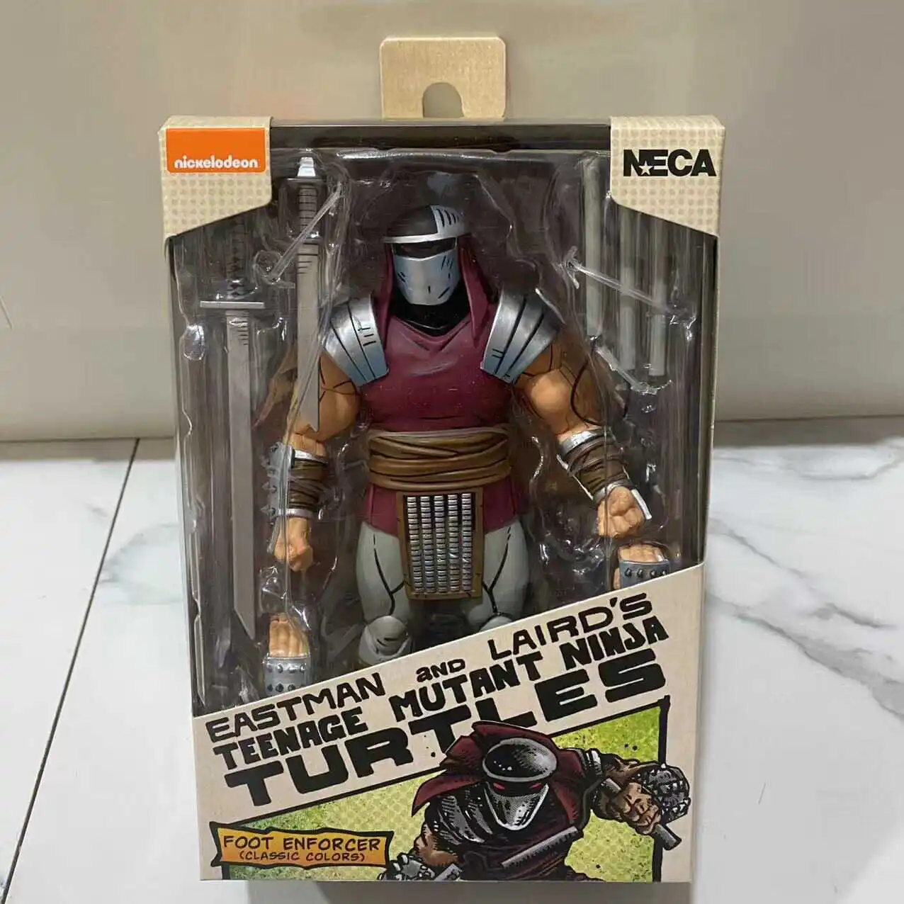 Authentic NECA 54445 Ninja Turtles Shredder Handmade Model 7-inch Anime Action Figure Model Toys