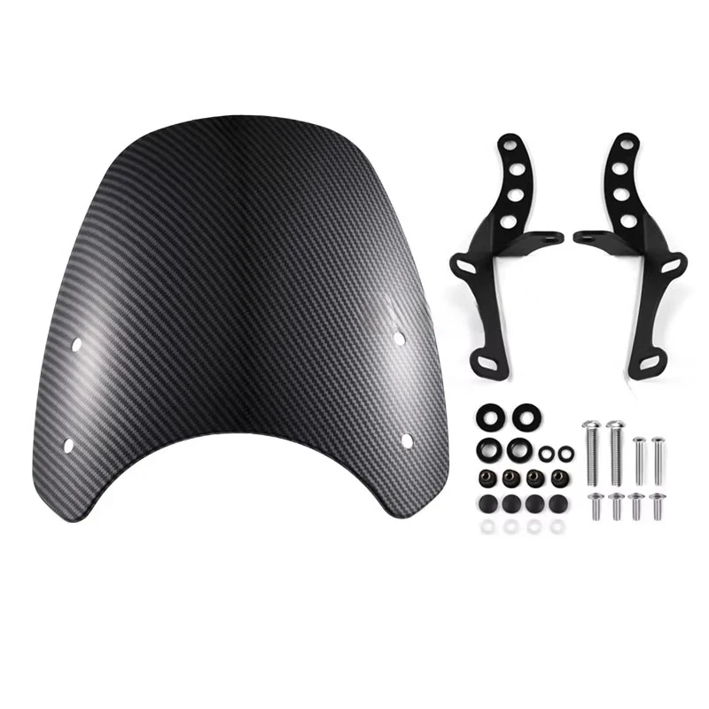 Retro Style Windshield Deflector for Kawasaki Eliminator 500 1975-1976 Classic Motorcycle Accessory