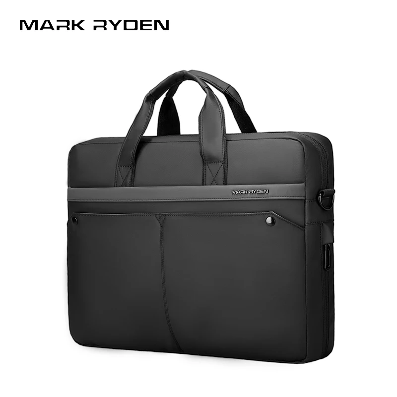 mark-ryden-多目的ラップトップブリーフケース-撥水加工-通勤バッグ-トロリースリーブ付き