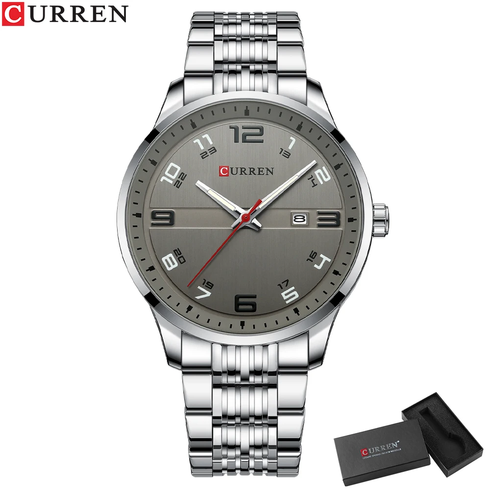 Top Luxus Marke CURREN Männer Mode Casual Business Uhren männer Quarzuhr Männliche edelstahl Armband Armbanduhr Relogio