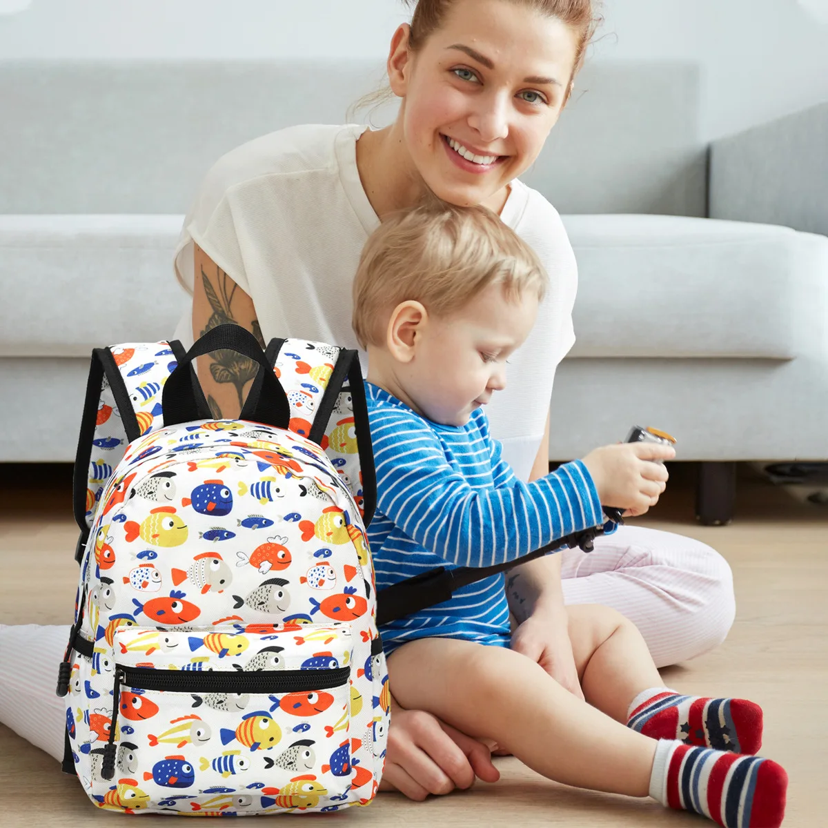 Mochila escolar ligera con estampado de dinosaurio, Cantoon, bolsa de libros para niños, bolsa de viaje al aire libre para niños y niñas en edad preescolar