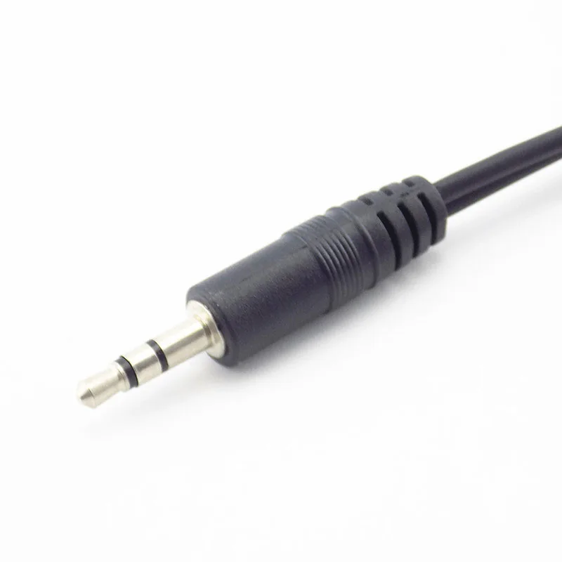 3.5mm Jack Mini wtyczka 2 męskie Rca Stereo Adapter głośnik Audio Phono przedłużenie rozgałęźnika przewód przewód AUX złącza