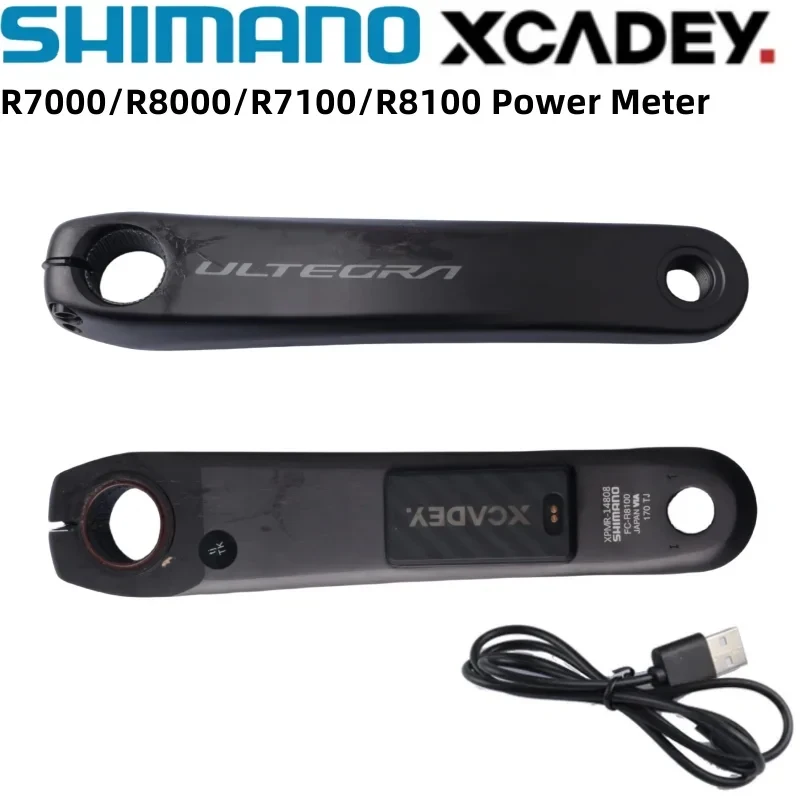 Shimano 105 R7000 ULTEGRA R8000 11S R7100 R8100 12S Right Crank With XCADEY X-POWER METER 170MM Crank GPS ANT Bluetooth