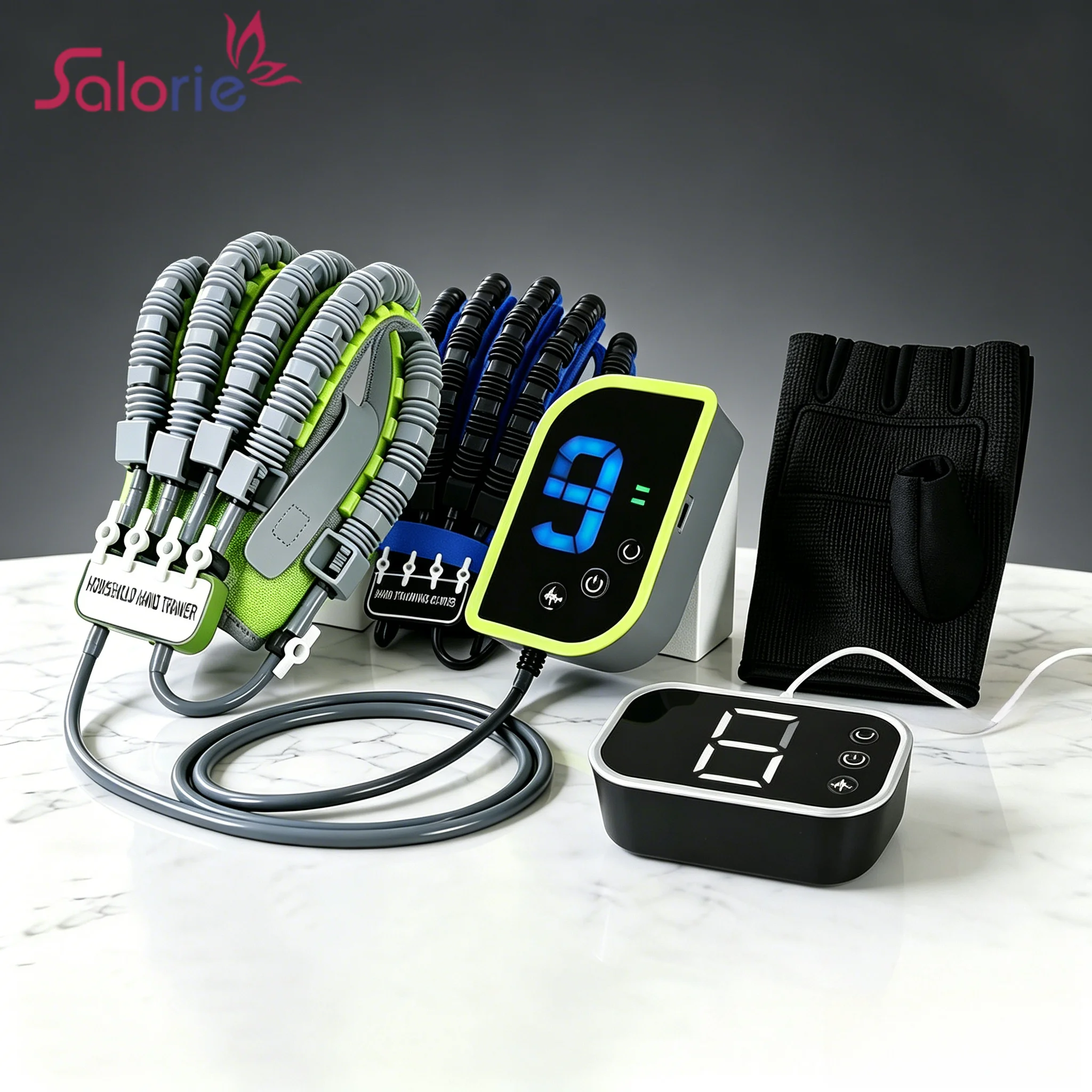 Intelligent Rehabilitation Robot Gloves Hand Stroke Hemiplegia Cerebral Infarction Hand Function Training Finger Exerciser Glove