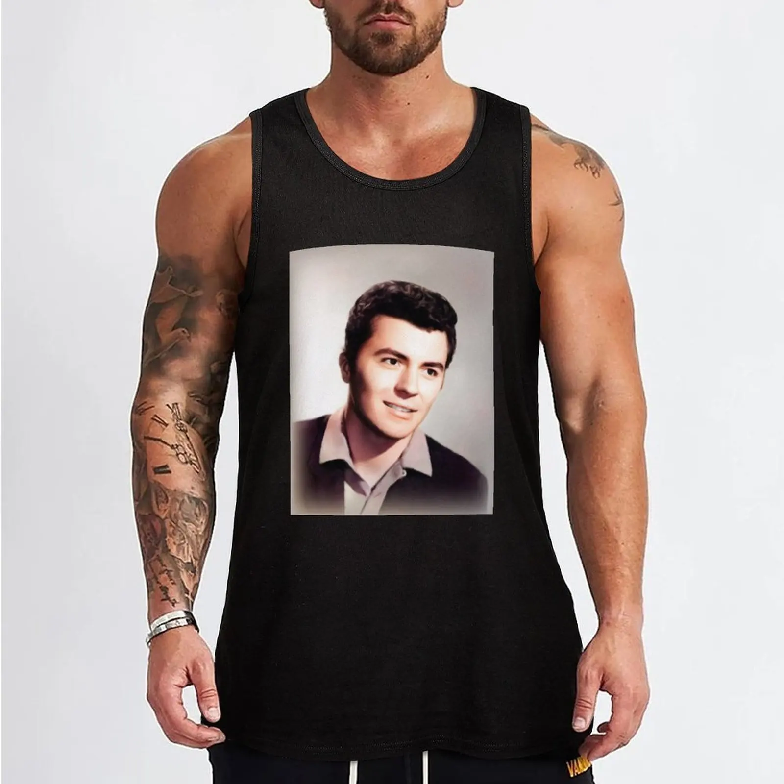 James Darren, Music Star Tank Top Men's clothes Man summer clothes Sports clothing