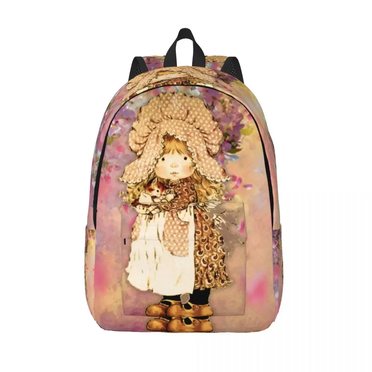 

Cartoon Sarah Kay Canvas Backpacks for Men Women Waterproof School College Kawaii Girl Bag Printing Bookbag