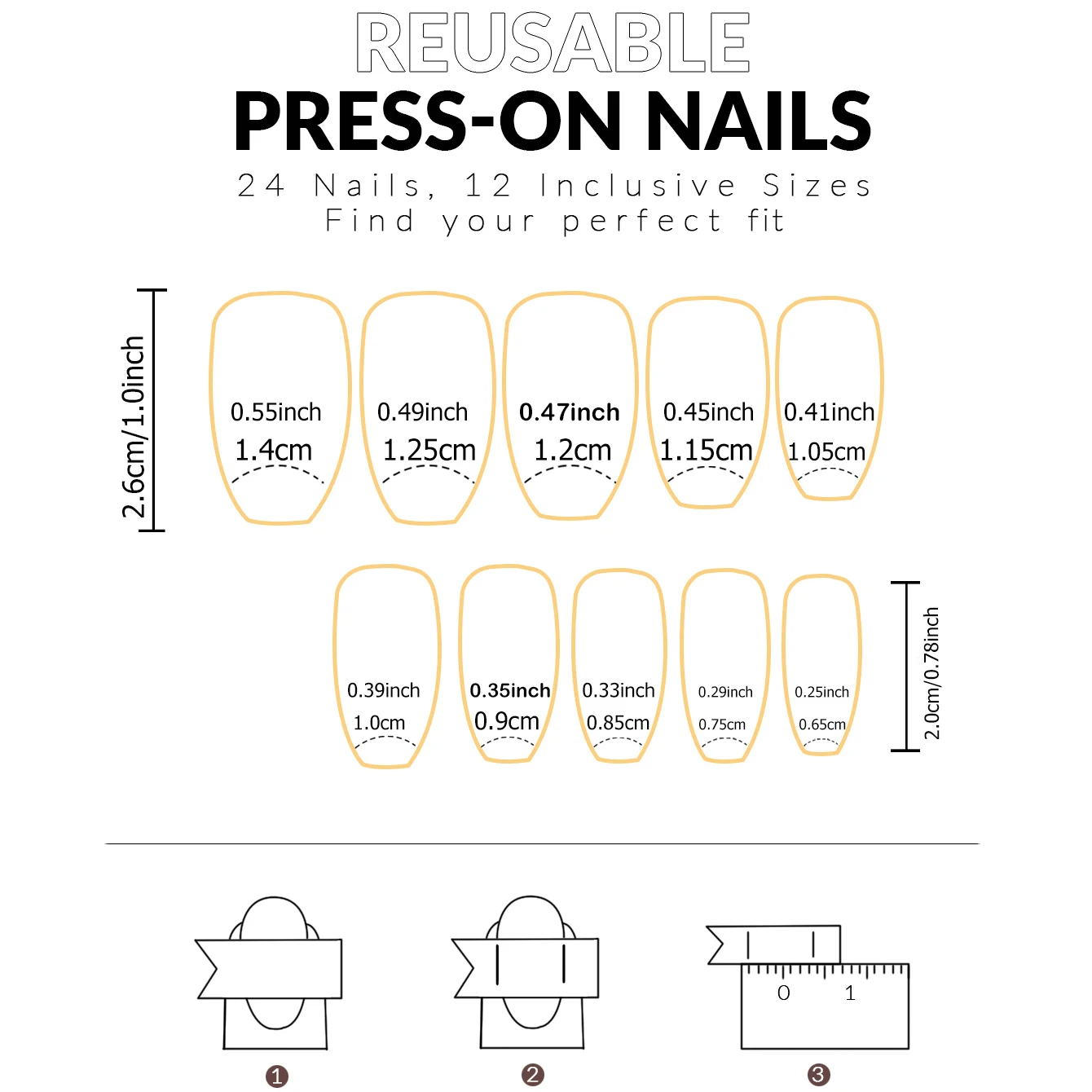 24 Stück: Verschönern Sie Ihren Look mit kurzen, quadratischen Kunstnägeln mit einem rosa-weißen Farbverlauf, 1 Nagelfeile & 1 Nagelkleber-Aufkleber-Set. – Detail 33