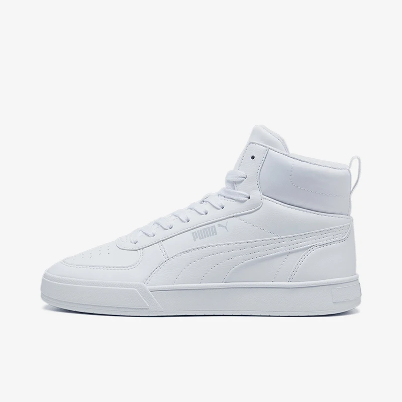 Puma genuine CAVEN Men's and Women's Simple Leather Thick Sole Mid-Cut Sports Sneakers 401799-01