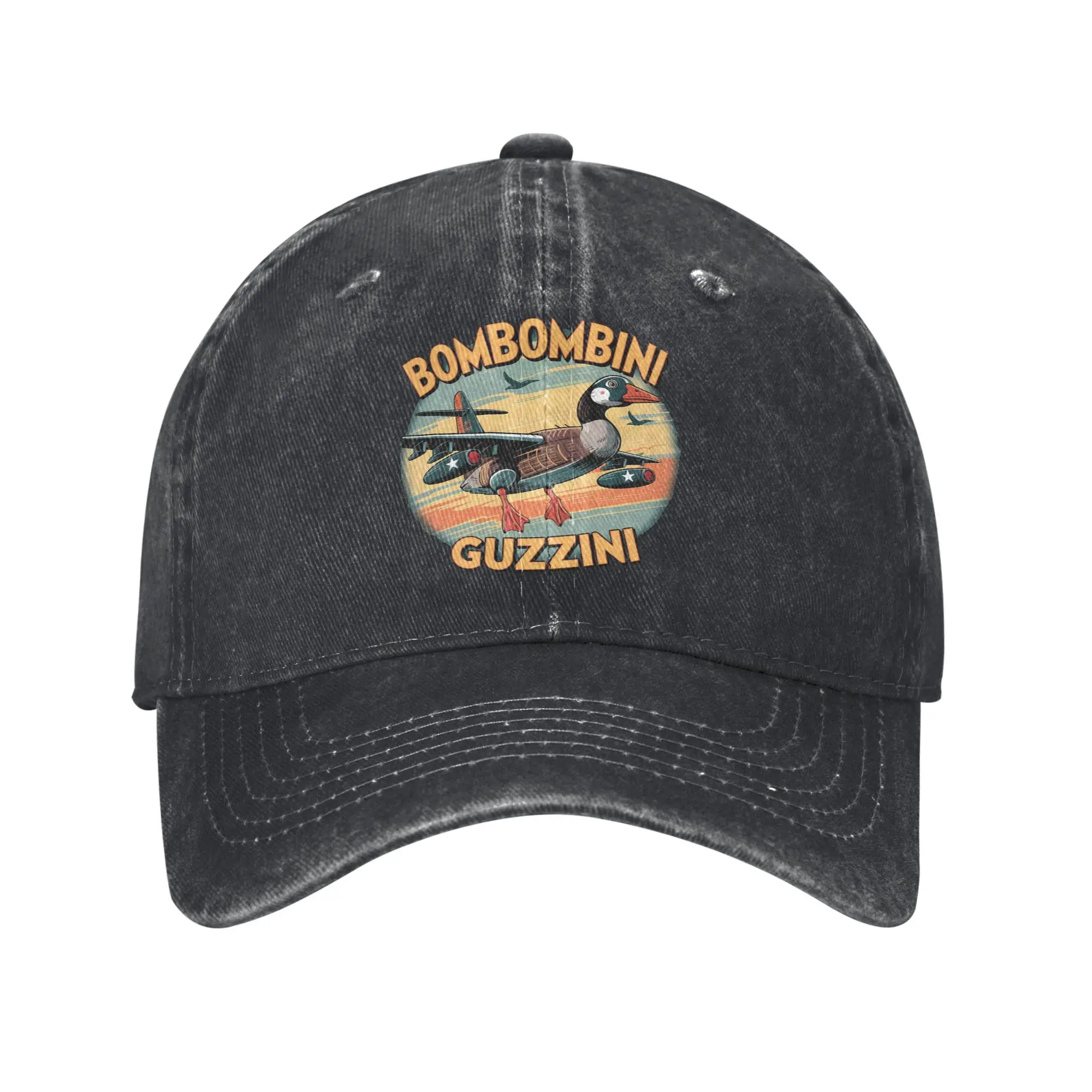 

Bombombini Guzzini Italian Brainrot Baseball Caps Casual Distressed Cotton Headwear Unisex Style Outdoor Workouts Gift Hats Cap